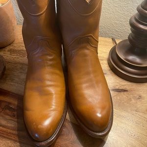 Desert Calf Earl Tecova Roper Boots